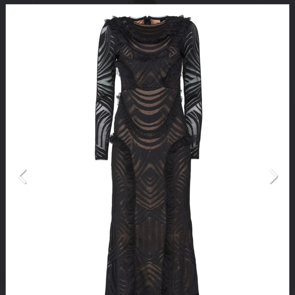 BCBG ATHENA LACE EVENING GOWN